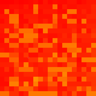 Collatz Conjecture Art (20x20 Heat)